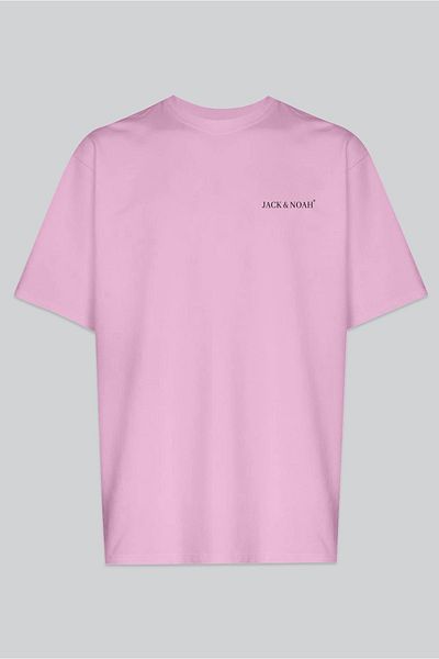 DWN WEAR Μπλουζάκι Pink Jack Noah Written Coordinate