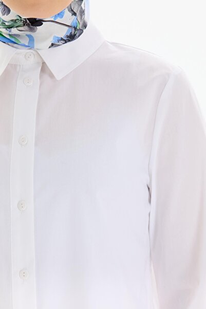 Tuğba Uzun Basic Gömlek - Beyaz