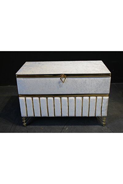 HUZUR ÇEYİZ Alt Dilimli Büyük Boy Çeyiz Sandığı