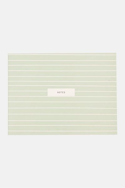 Muy Mucho Libreta Cashier Notebook, Light Green