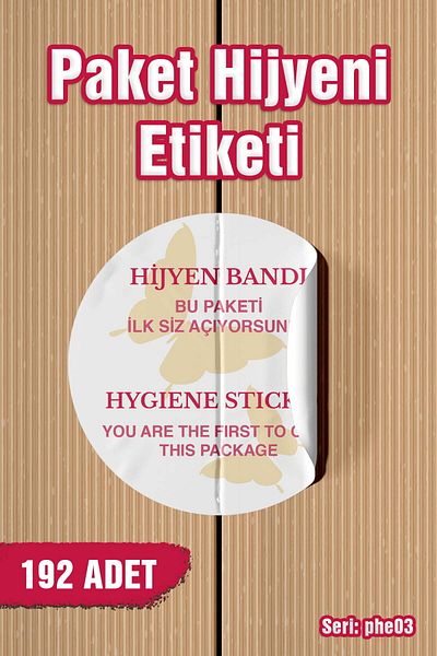 Copyrite Hygiene Sticker Beauty 4.5X4.5Cm Packaging Sticker