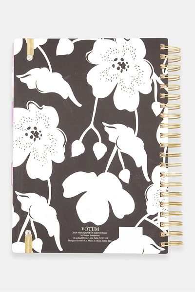 Votum 18 Month Day A To A Page Agenda Calendar, Black