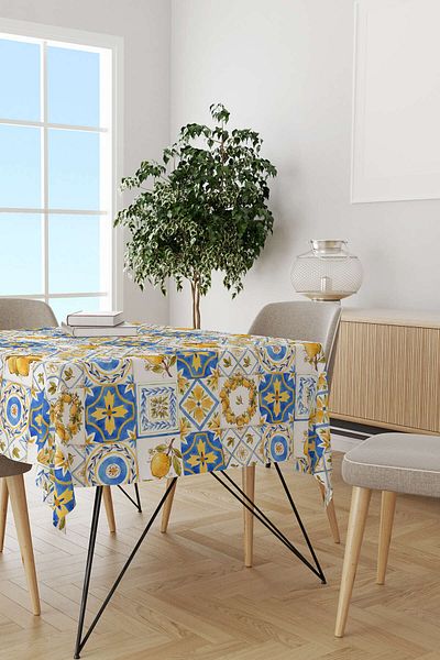 Cango Home Decorative Digital Printed Tablecloth Cgh506-ms