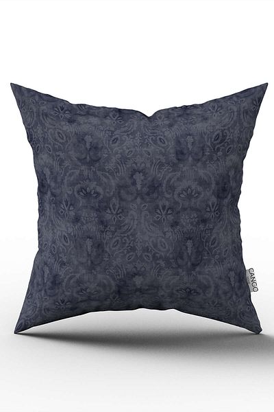 Cango Home Husă de pernă cu două fețe, albastru, alb, cu model decorativ, imprimată digitală Cgh1054