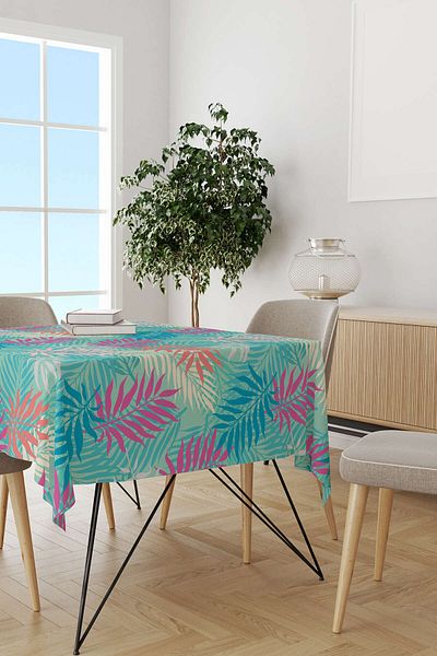 Cango Home Față de masă decorativă imprimată digitală Otyk1022-ms