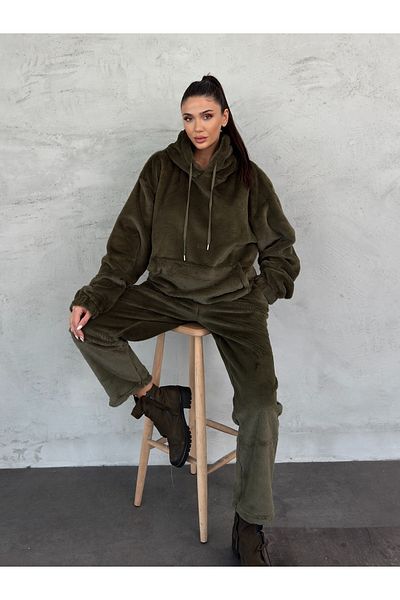 Weyeze Plush Sweat and Trousers - Set of 2 Af-K86046B