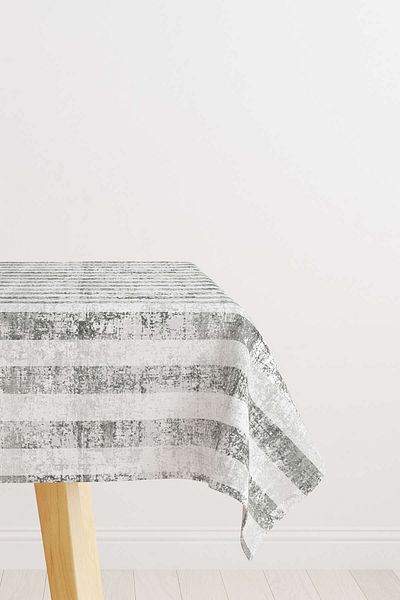 Cango Home Hanorac de birou cu dungi albe, gri, cu model abstract, imprimat digital Ylms102-ms