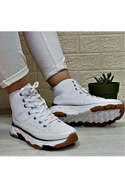 Kinetix Viole Pu White Thick Sole Lightweight Comfortable Sports Boots
