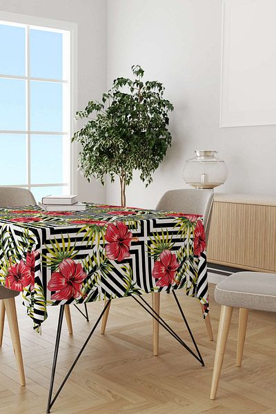 Cango Home Hanorac de birou alb cu pasăre multicoloră cu imprimare digitală Otyk600-ms