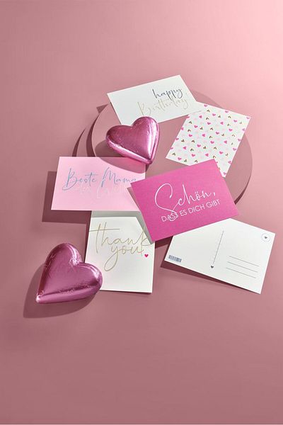 Tchibo Best Mom In The World Postcard, Pink
