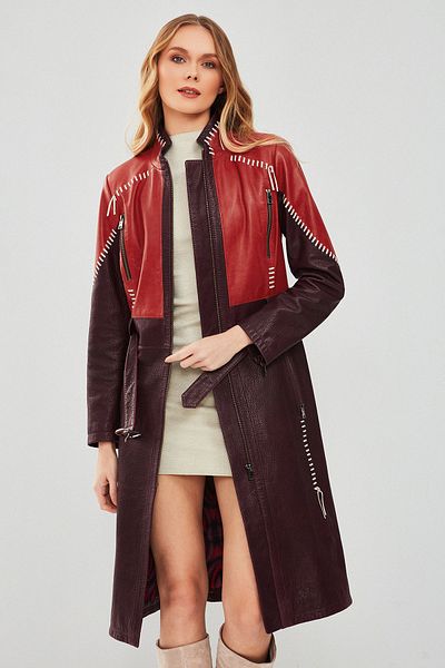 Guess red women's coat discount