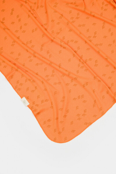 BabyCosy Paturica Printed, BabyCosy, 50% modal+50% bumbac, Apricot, 85X85 cm