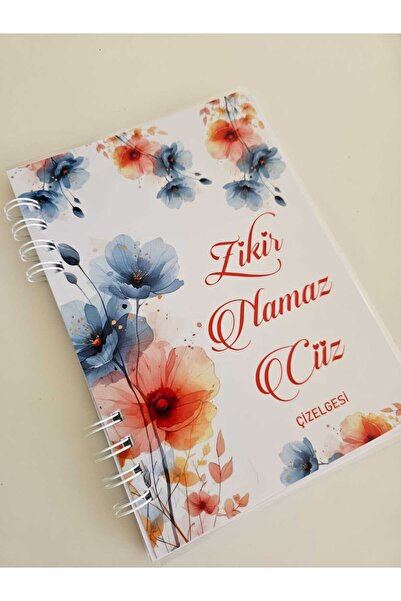 DESİGN Zikir,Namaz,Cüz Taki Çizelgesi Defteri