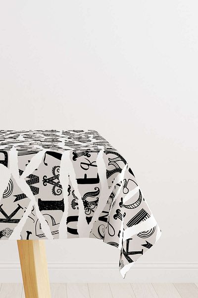 Cango Home Alb Negru Modern Decorativ Birou Cgh106-ms