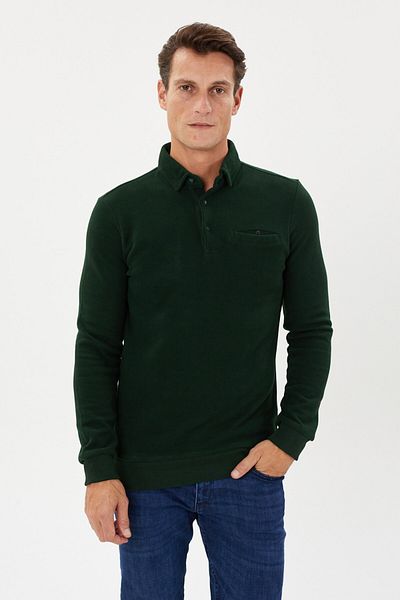 Tony Montana Velvet Thessaloniki Polo Neck με τσέπες μεγάλου μεγέθους - KS-1707
