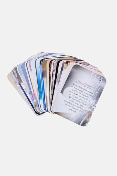 Tchibo 50 Pieces German Writing Sleep Card, White Combo