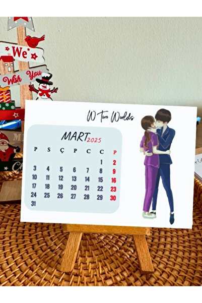 Bküp Tasarım K-drama Tasarımlı Şövale Masa Takvimi 2025 : En Sevilen Diziler