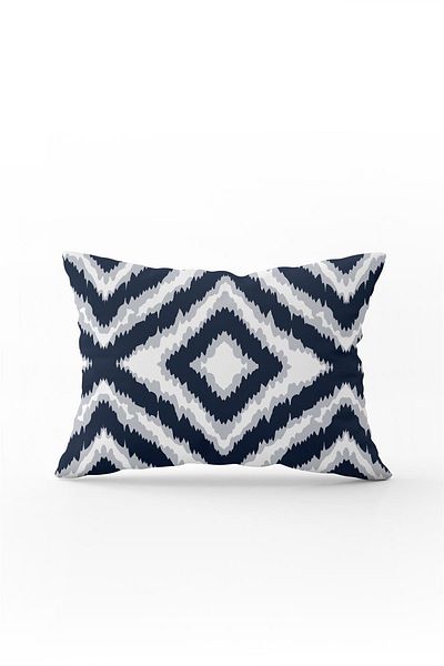 Cango Home Double Sided 35x50 Navy Blue Geometric Throw Pillow Pillow Case - Cgh095-3550