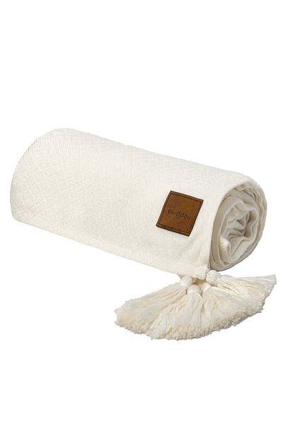 OEM Paturica nou nascut Skiddou, 100% vascoza de bambus, Crem, 80x100cm