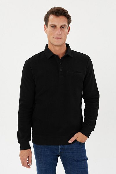 Tony Montana Velvet Thessaloniki Polo Neck με τσέπες μεγάλου μεγέθους - KS-1707