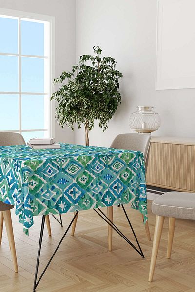 Cango Home Masa Decorativa Albastru Verde Cgh161-ms