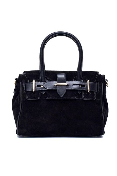 Sofia Baldi Merf Black Suede Women's Bag