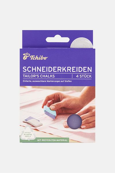 Tchibo 4 Pack Tailors Chalk, Lavender