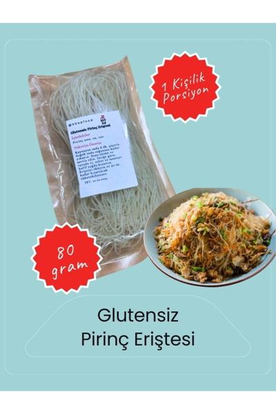 K Bap Food Glutensiz Pirinç Eriştesi 1 Porsiyon - 80 gr.
