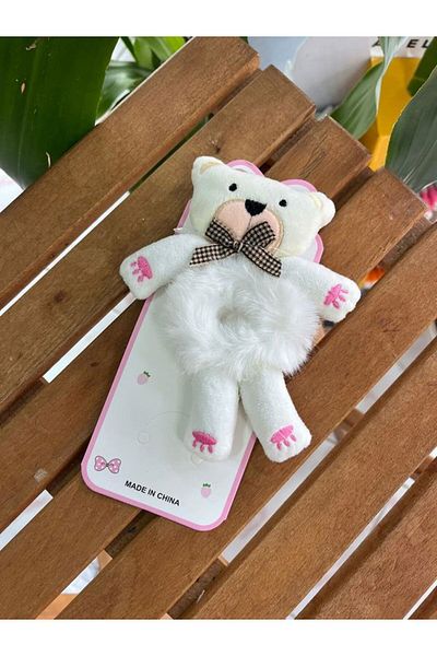 EyER Shoping Cataramă de legare de pluș alb - Figura de animal