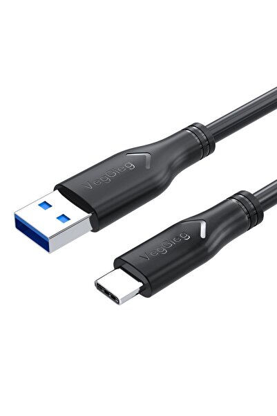 Veggieg Usb 3.0 To Type-c 60w 10gbps Data Ve Şarj Kablosu 1.5 Metre