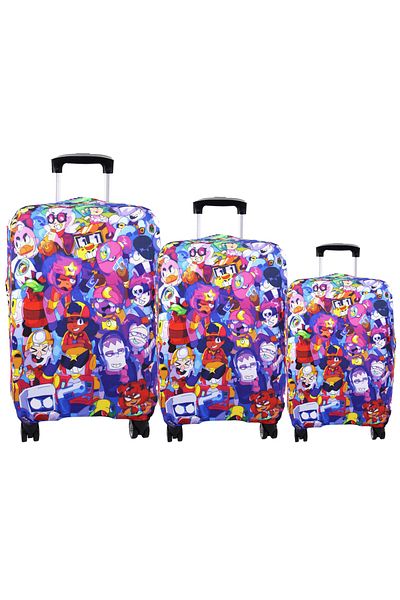 MY SARACİYE My Saraciye 110 Character-2 Suitcase and Suitcase Set - Large, Medium, and Cabin Size Case