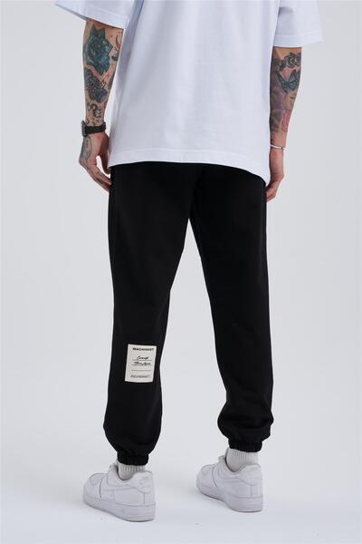 Machinist Ανδρικό oversized Jogger Μαύρο Φούτερ