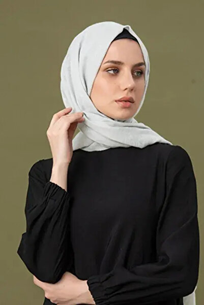 Madame Polo Linen Voile Shawl - Stone