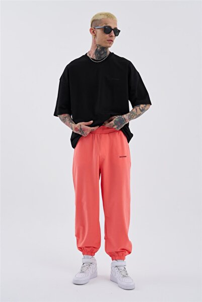 Machinist Ανδρικό φούτερ Basic Oversize Jogger Pink