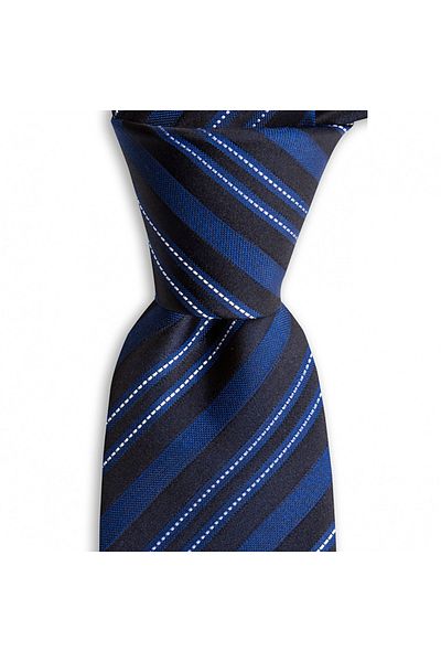 1001 Kravat Men's Gift Set with Navy Blue Silk Tie and Bamboo Socks and Wooden Box