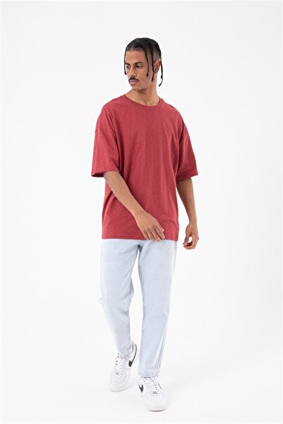 Machinist Men's Flamed Basic Oversize Tile T-Shirt