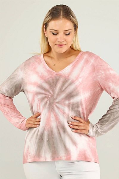 Seamoda V Γιακάς Batik Sweat Ροζ