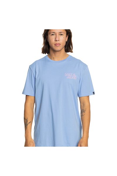 Quiksilver Shadow Knock Men's Blue T-Shirt Men T-Shirt Eqyzt07665
