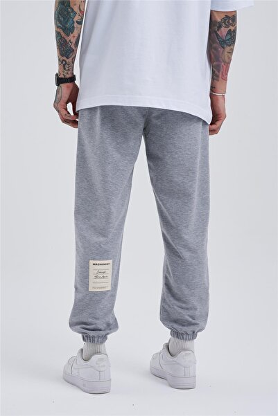 Machinist Ανδρικό παντελόνι Jogger Grey oversized