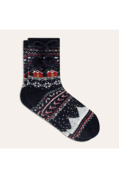 Mudo PONPON DETAYLI SOKET ÇORAP