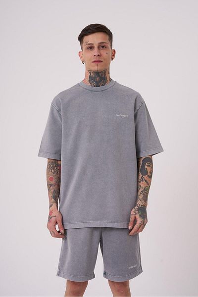 Machinist Ανδρικό μπλουζάκι Luxury Washed Basic Relaxed Ghost