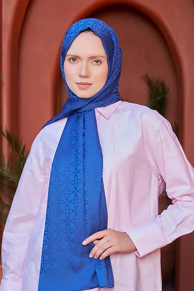 Madame Polo Συλλογή Indigo Timeless με μοτίβο τριφυλλιού
