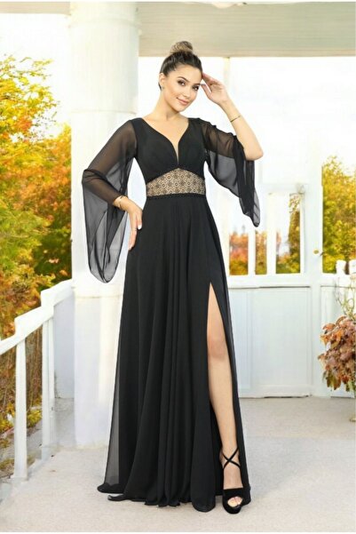 FaBe Fashion VALON KOLLU DANTEL KOMBİNLİ BEYAZ ŞİFON NİKAH  NİŞAN SÖZ DIŞ ÇEKİM ELBİSESİ