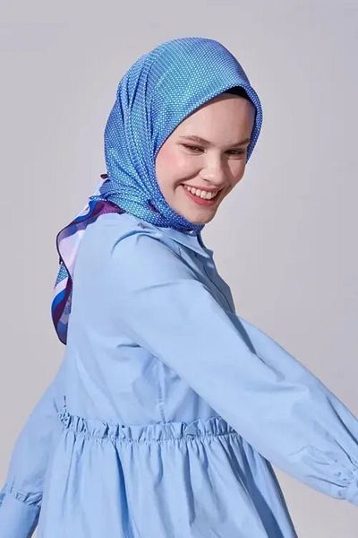 Madame Polo Monetta Twill Series BUBBLE - Μωβ μπλε
