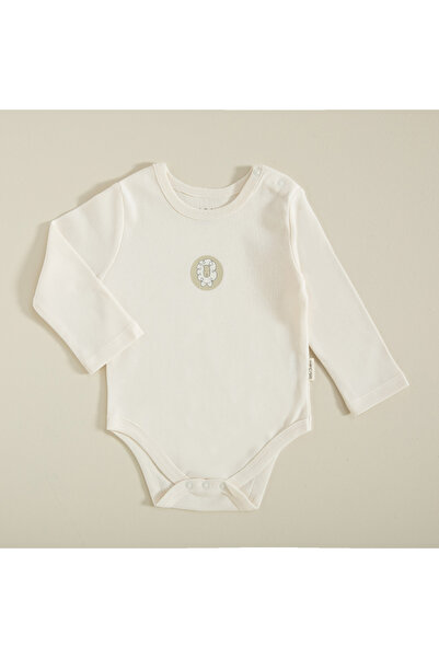 Chakra Organic Uzun Kollu Body Ekru