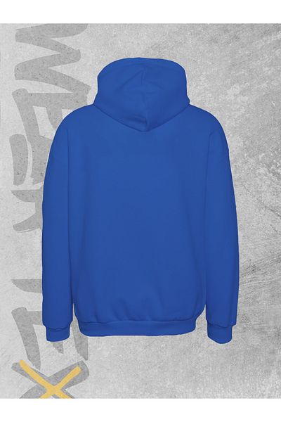 WEARTEX Unisex the Creation of Man Printed Hooded Sweatshirt