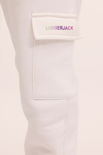 lumberjack WL BELDA 22SS509 4PR Ekru Kadın Eşofman Altı