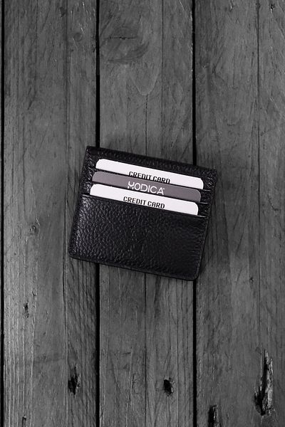Modica Sazara – Genuine Leather Super Thin Minimalist Wallet, Modern Design, Slim Card Holder