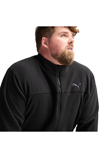 Puma Winter Tech Fleece Erkek Siyah Koşu Mont 52580401