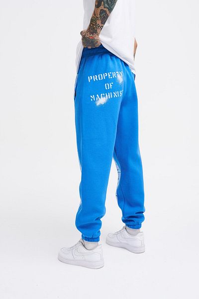 Machinist Ανδρικό παντελόνι Jogger Oversize Saks με στάμπα